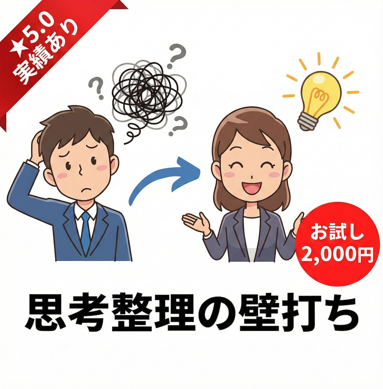 仕事のモヤモヤ言語化・思考整理の壁打ちします 否定・指示なし。元メーカ営業のイネーブルメント職が頭を整理 イメージ1