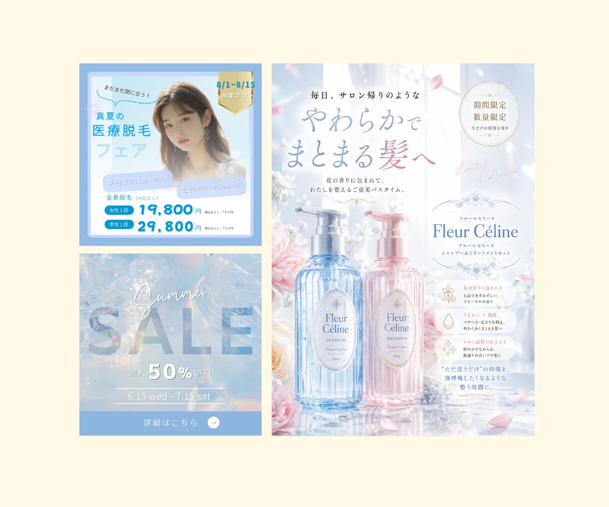 集客×伝わるデザインのバナー作りますます 低価格、高品質であなただけのデザイン作成します！ イメージ5