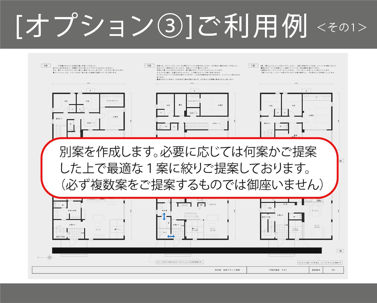 住宅の間取り診断・相談＋改善案をご提案いたします <経験豊富な一級建築士による間取りのセカンドオピニオン＞ イメージ7