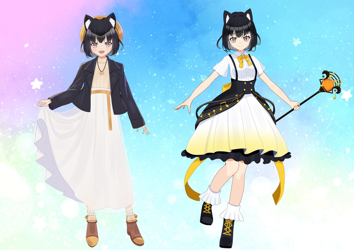 IRIAM用の立ち絵制作いたします 可愛い女の子ならお任せください！ イメージ4