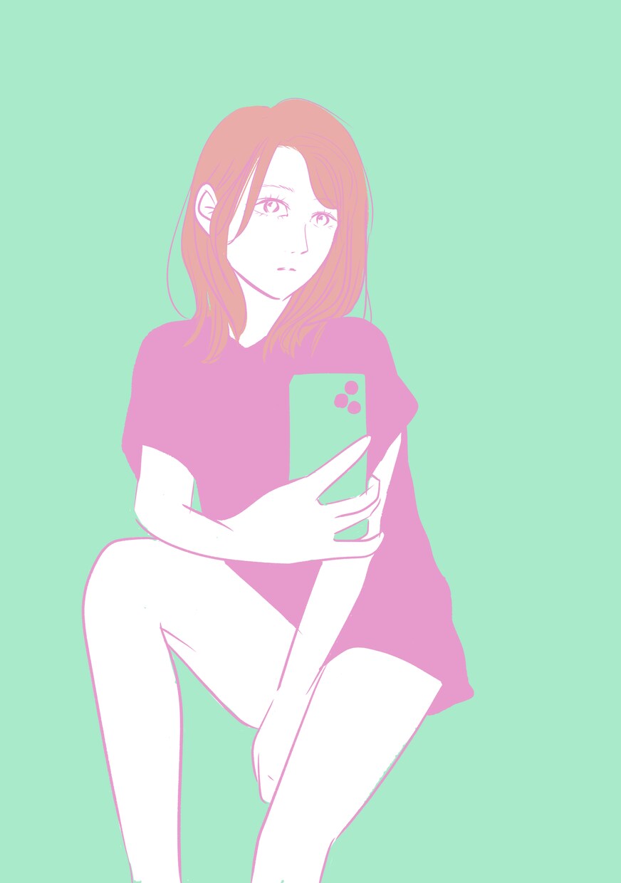 インスタ・ラインアイコン用のかわいい女の子描きます 現役女子大生が今流行りのオシャレな女の子のイラストを描きます イメージ5