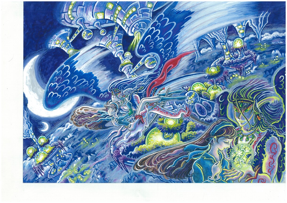 ちょっと個性派タッチのアイコン・ヘッダー等描きます 水彩と色鉛筆の質感が温かい、個性派キャラのアイコンをどうぞ! イメージ7