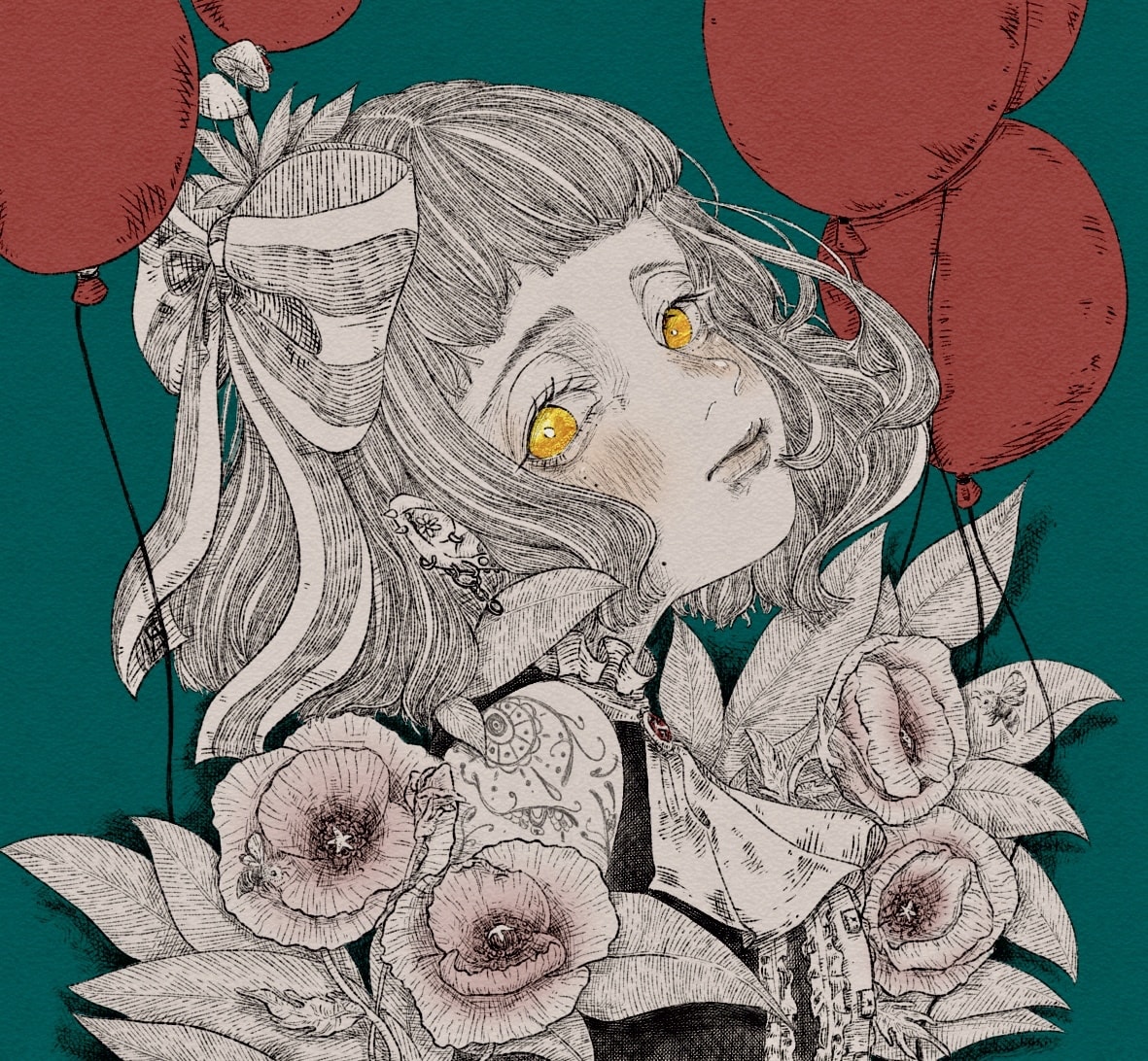 繊細で綺麗なペン画(線画)イラスト描きます 挿絵やMV等イラストが必要な場面に! イメージ8