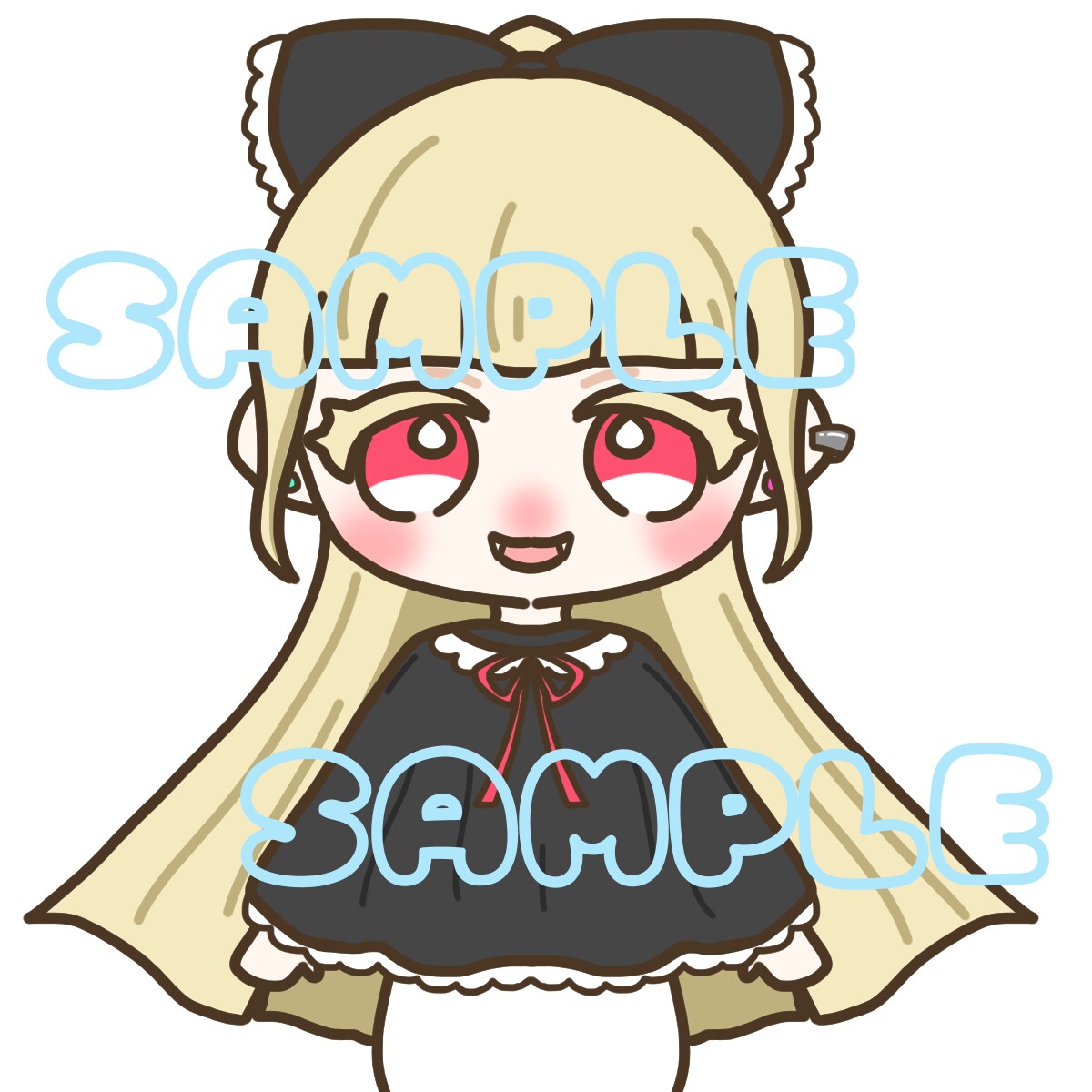 SNS用アイコン描きます デフォルメアイコン描きます！男女どちらでもOKです。 イメージ1