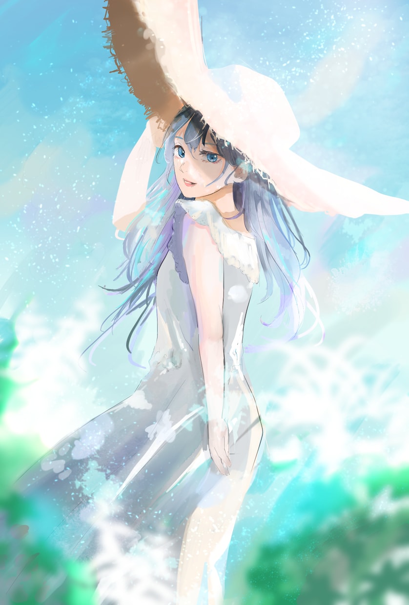 厚塗りで差がつく一枚絵を制作いたします 他の人とは違ったアナログ風のイラストをご提供！ イメージ1
