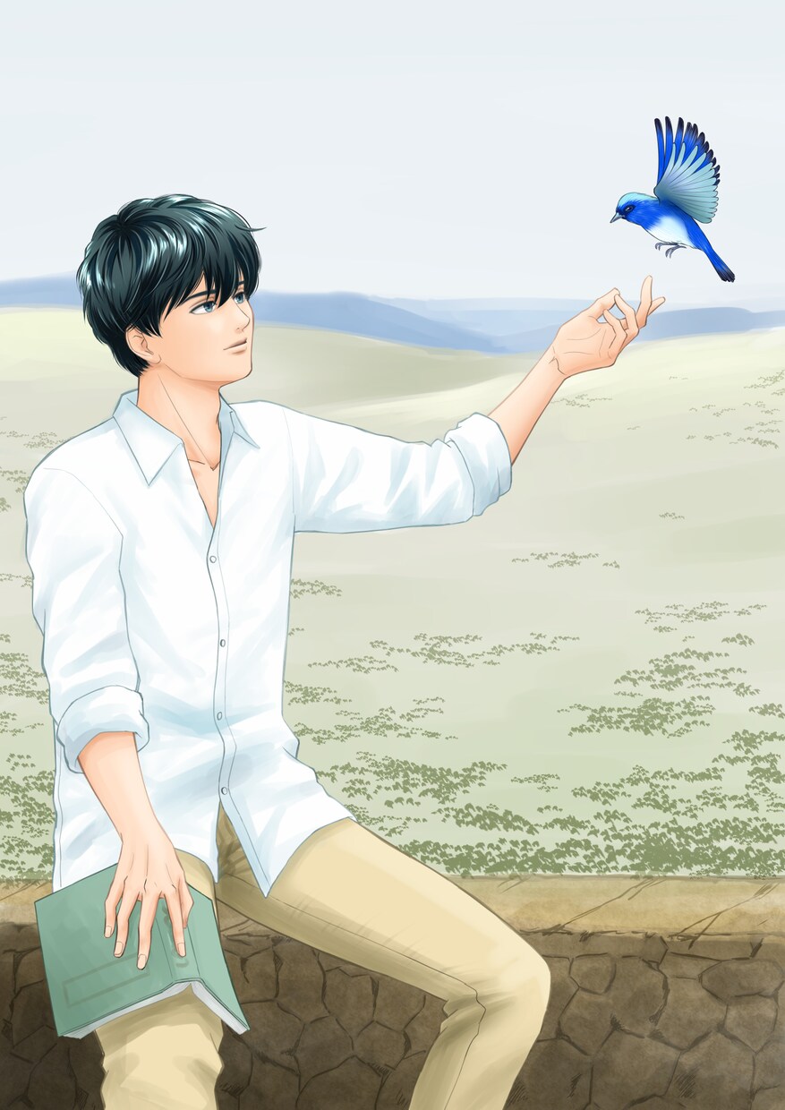 キャラ作成、アイコン、一枚絵など賜ります 女性、男性、花、鳥などを描くのが得意です！ イメージ5