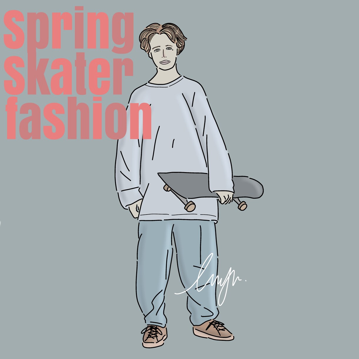 お洒落なイラストをお届けします アイコンや挿絵、SNS、広告様々な用途にお使いいただけます！ イメージ3