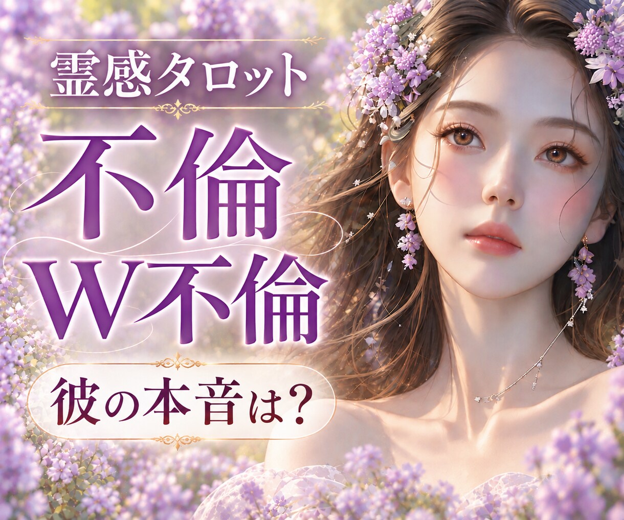 既婚者との恋♦️お相手の本音を深く視ます この関係の行方と本当の気持ちを読み解きます✨ イメージ1