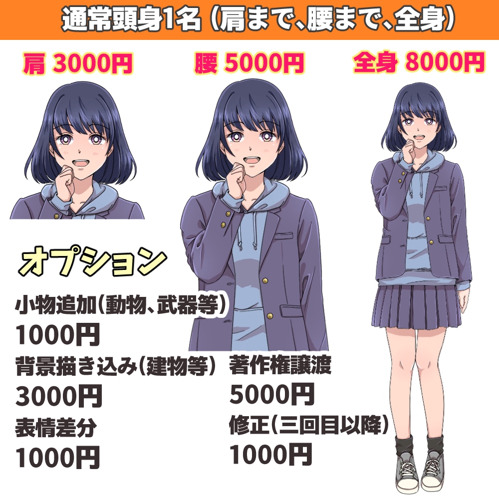 立ち絵やサムネイル等のアニメ塗りイラスト制作します アイコンや立ち絵・動画サムネイル・ゲームスチル等幅広く制作! イメージ2