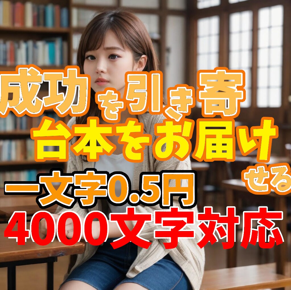 動画シナリオの小部屋。優しく詳しい台本を心掛けます シナリオ工房-あなたのストーリーを形に イメージ2