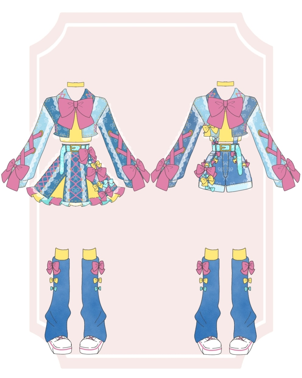 衣装デザインを描きます キャラクター/アイドル/舞台/コンセプトカフェなど イメージ2