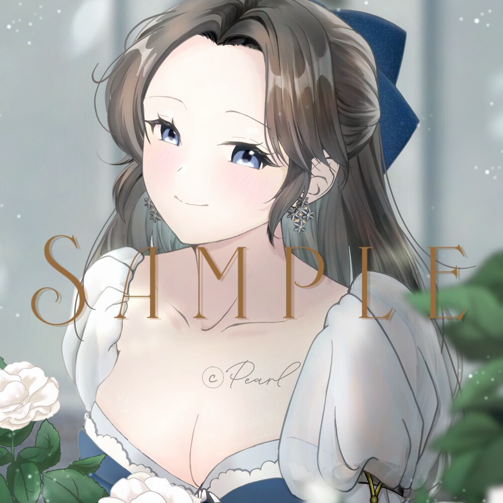 綺麗め柔らかい雰囲気のイラスト♪お描きします アイコン♪SNS♪ココナラ♪YouTube♪サムネ♪ブログ♪ イメージ4