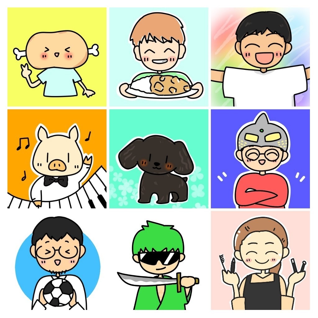 好きなものと一緒に♪あなたらしさを表現します シンプルでかわいい！自分らしいアイコン イメージ1