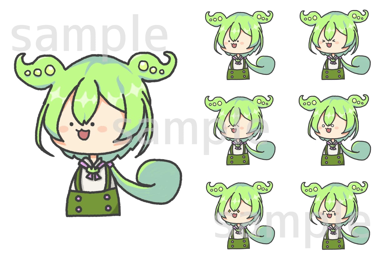 商用利用OK！ゆるふわデフォルメキャラ描きます ◎配信、TRPG、グッズなど用途に合った立ち絵を制作します！ イメージ6