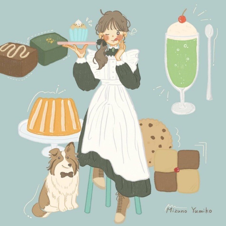 ほっこり色のカットイラストをお描きします これからチラシやマップなどを作ろうとしているあなたへ◎ イメージ5