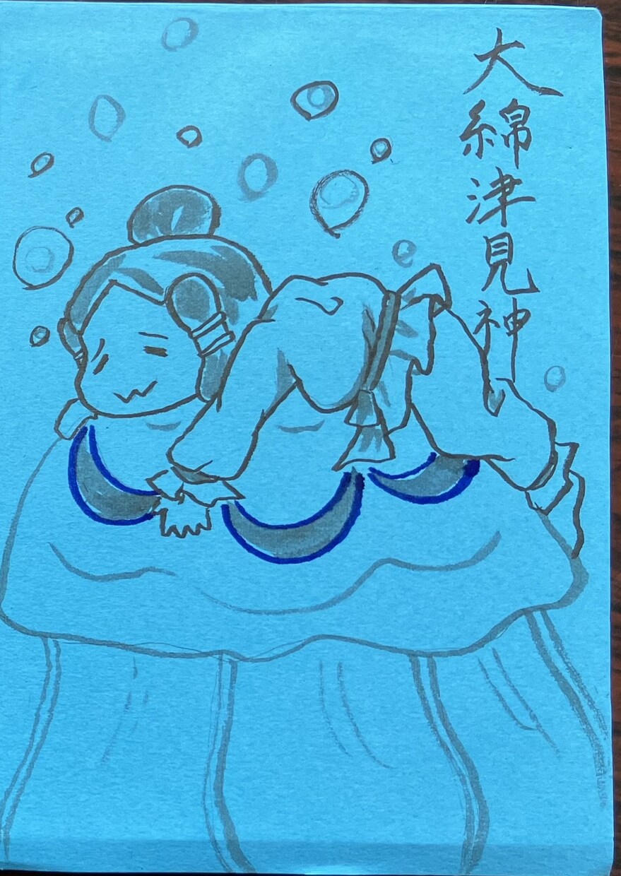 ふにゃふにゃな神様描きます 筆ペンで描くふにゃふにゃ神様シリーズッ！！ イメージ5