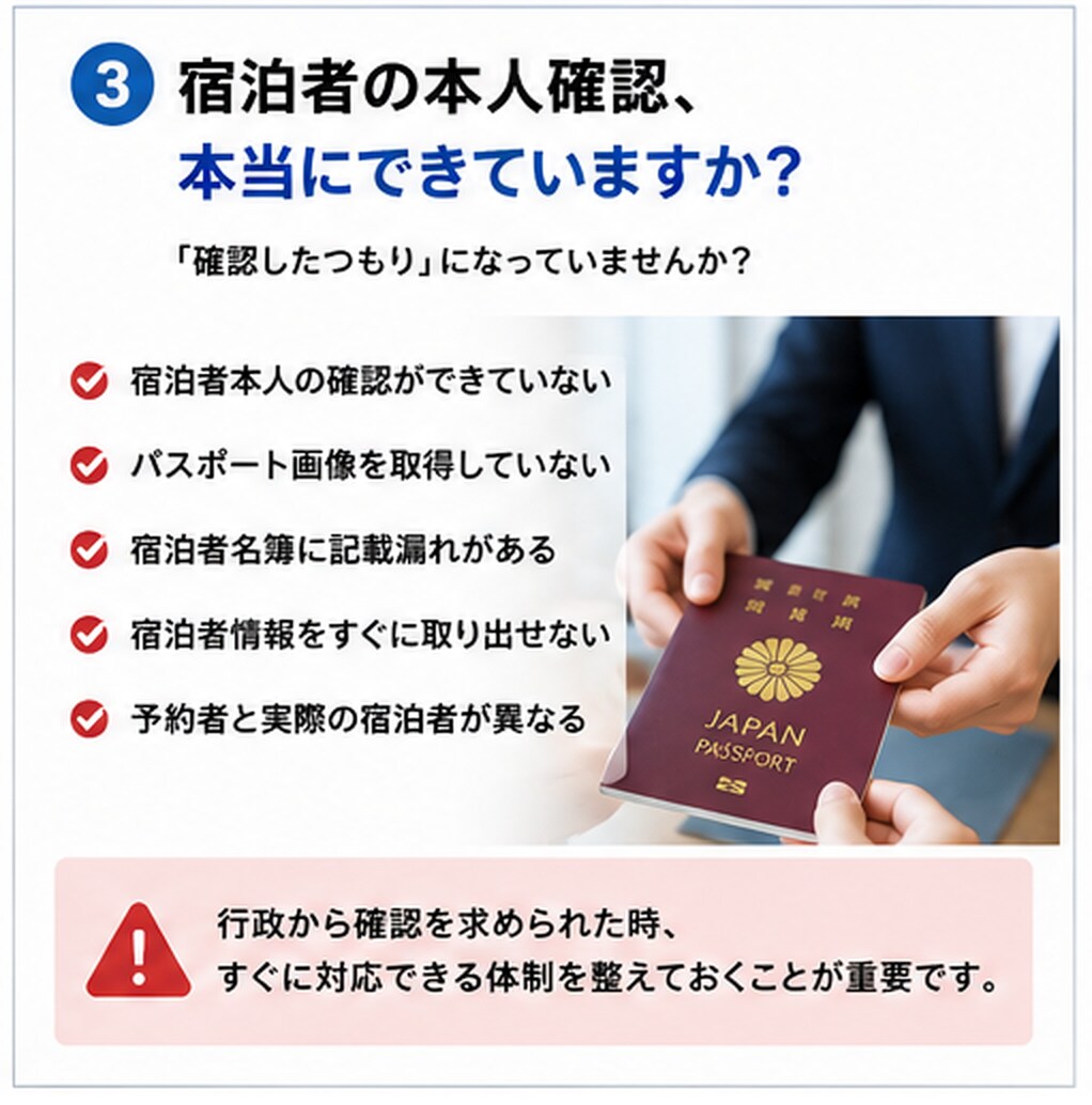民泊チェックイン（ＩＣＴ）システムを使用頂けます 民泊運営をもっとラクに、もっと安全に イメージ3