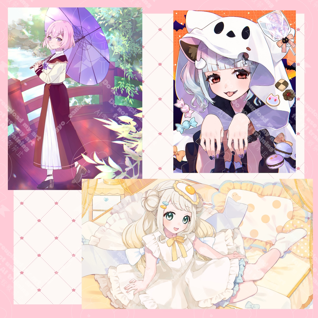 一枚絵制作します 一目でかわいいお顔・服・大得意！！ イメージ6