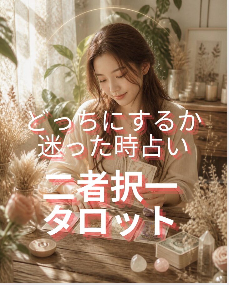 2択占いで今の気持ちやそれぞれの未来を覗いてみます どちらの道に進むべきか、分からなくなってしまったあなたへ イメージ1