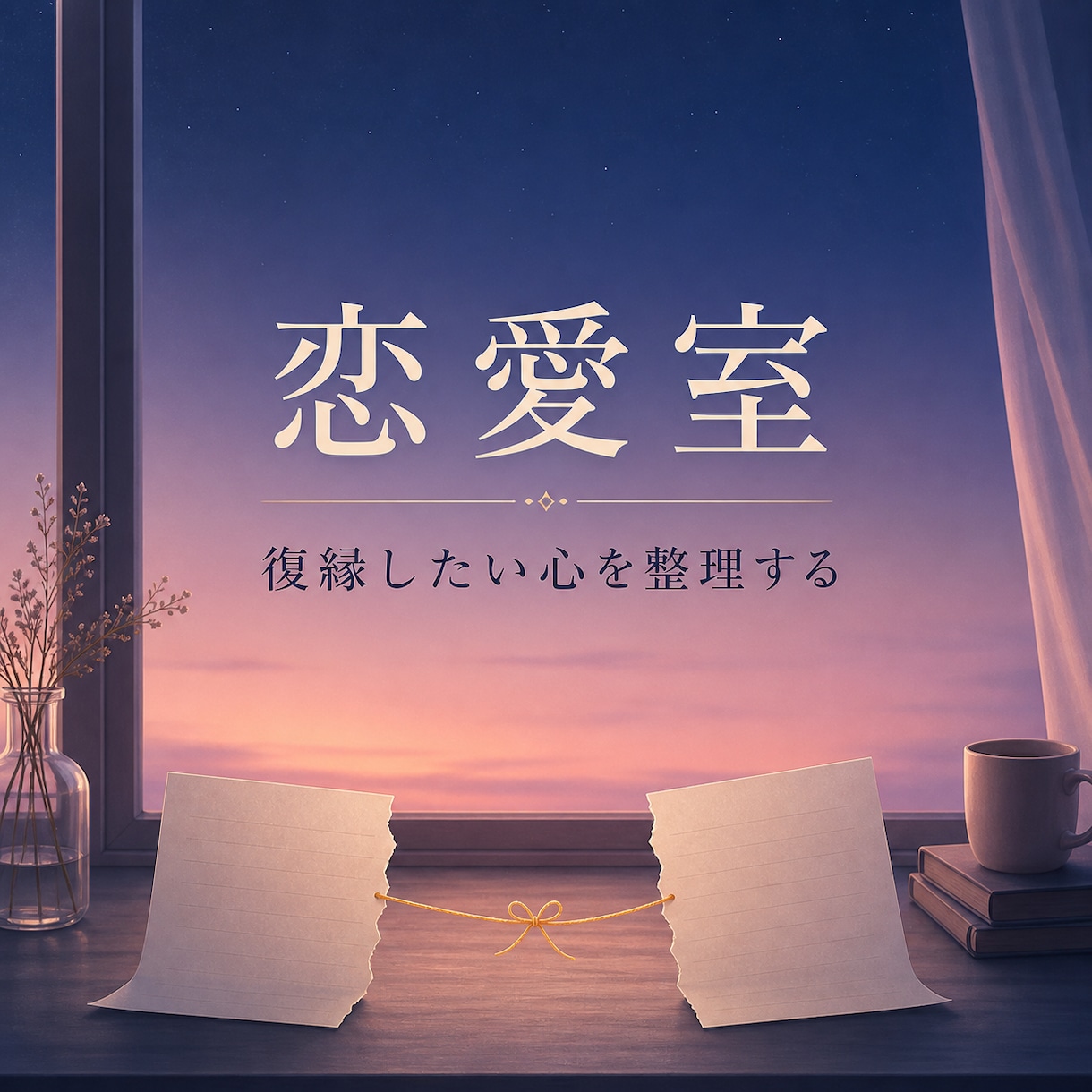 復縁したい気持ちと今の状況を一緒に整理します 焦って連絡する前に可能性と距離感を見つめ直します イメージ1