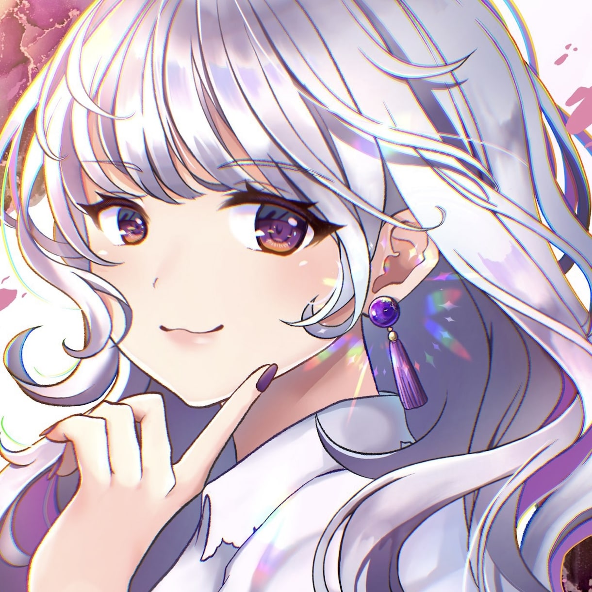SNSアイコンやサムネイルに使えるイラスト描きます キラキラ可愛い！美少女イラストをお求めの方！ イメージ5
