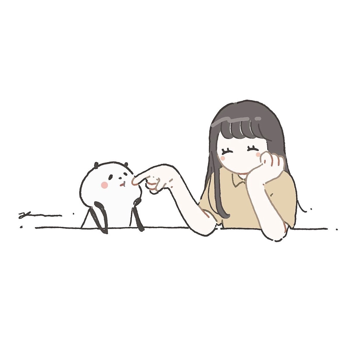可愛くてオシャレなイラストをお届けします 似顔絵/コーデ/全身絵/カラー/雰囲気/シンプル/手描き イメージ2