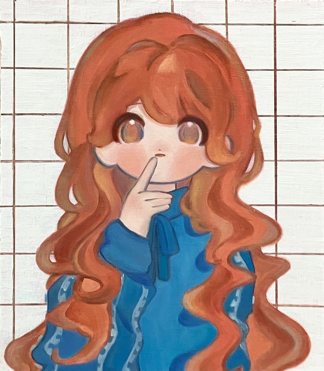 かわいい女の子描いてます 油彩を用いたアナログイラストを描きます。 イメージ1