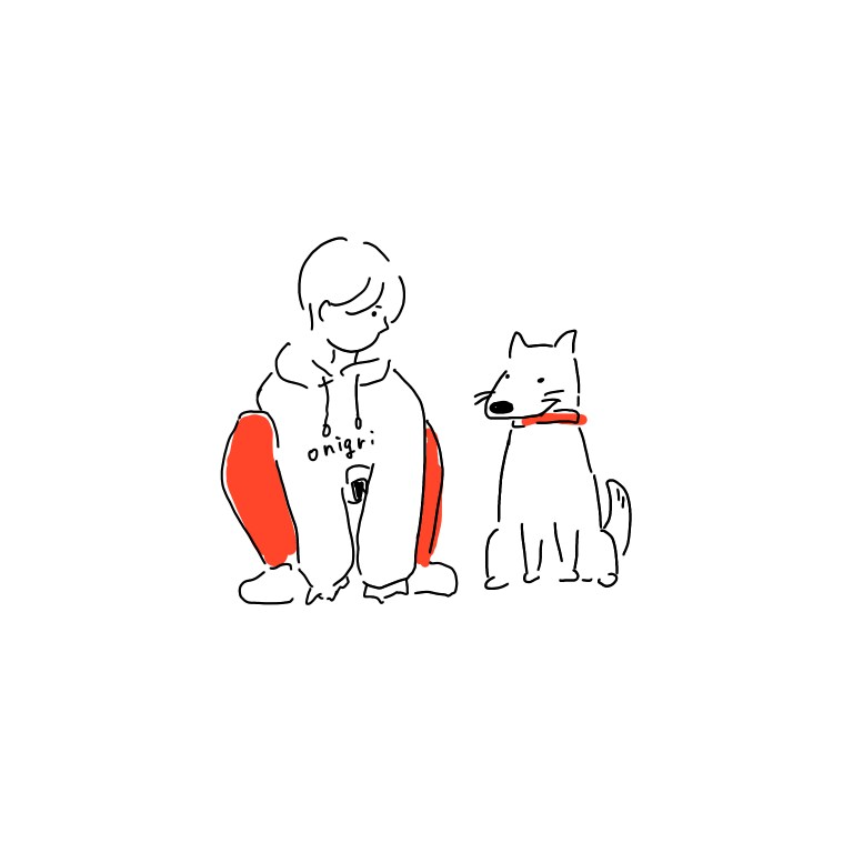 シンプルかつシュールでかわいいイラストを提供します LINEやInstagramのアイコン、お店のロゴに！ イメージ9