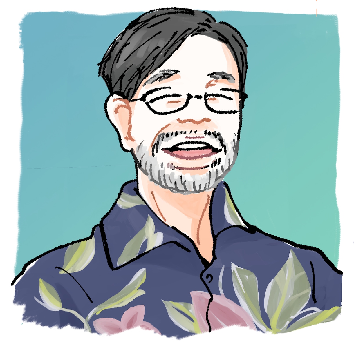 サラッとおしゃれ 大人な雰囲気似せアイコン描きます SNSやビジネスチャットのアイコン、結婚や誕生日プレゼントに イメージ3