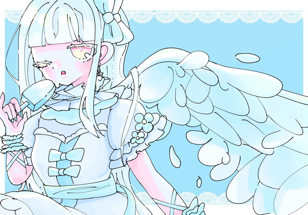 女の子描きます フリルやリボンのついたお洋服や、可愛い女の子が好きな方へ イメージ3