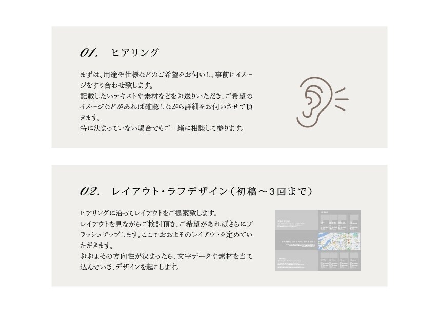 成果に繋がるチラシ・リーフレットをデザインします 【初めての方も安心】丁寧なヒアリングで理想を形にします！ イメージ2