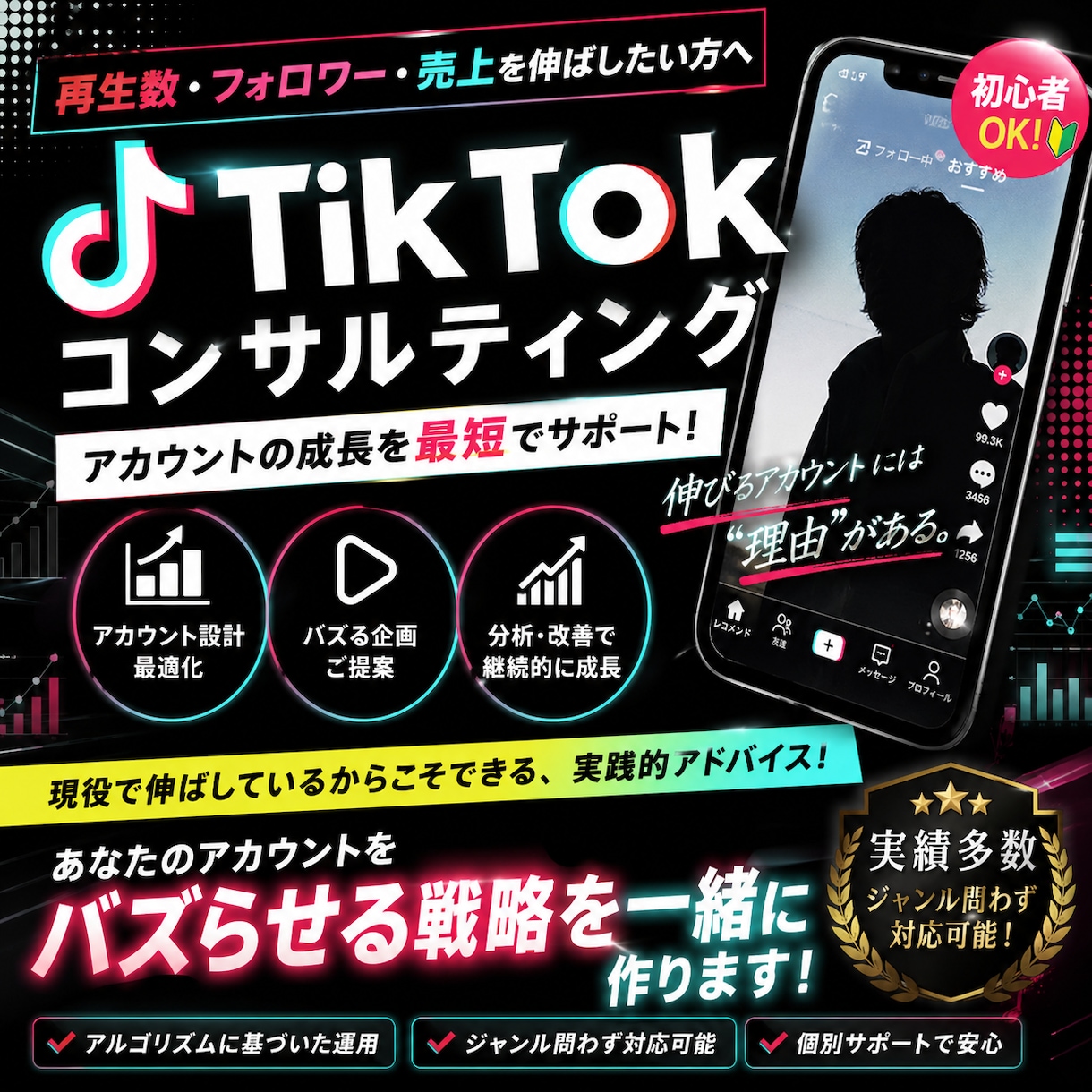 TikTokのコンサルティング請負います 現在沸騰している、ライバー事業！コンサルティング実績多数！ イメージ1
