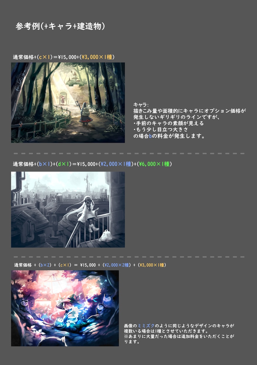 自然多めのファンタジー背景イラスト描きます SNSヘッダー、同人誌の表紙、ジャケットイラストなど描きます イメージ7