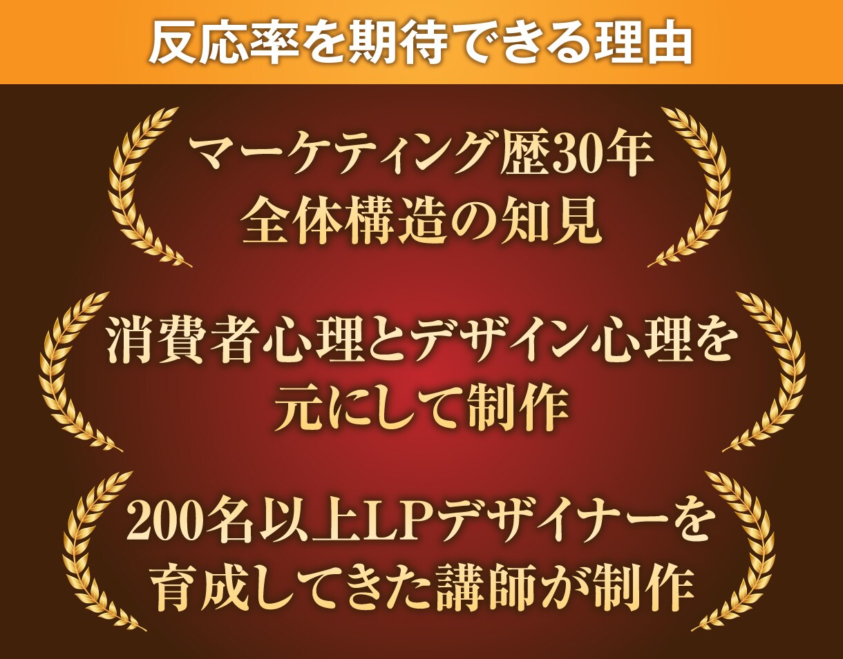 わけありで低価格で作ります LPデザイン講師がデザインします イメージ4