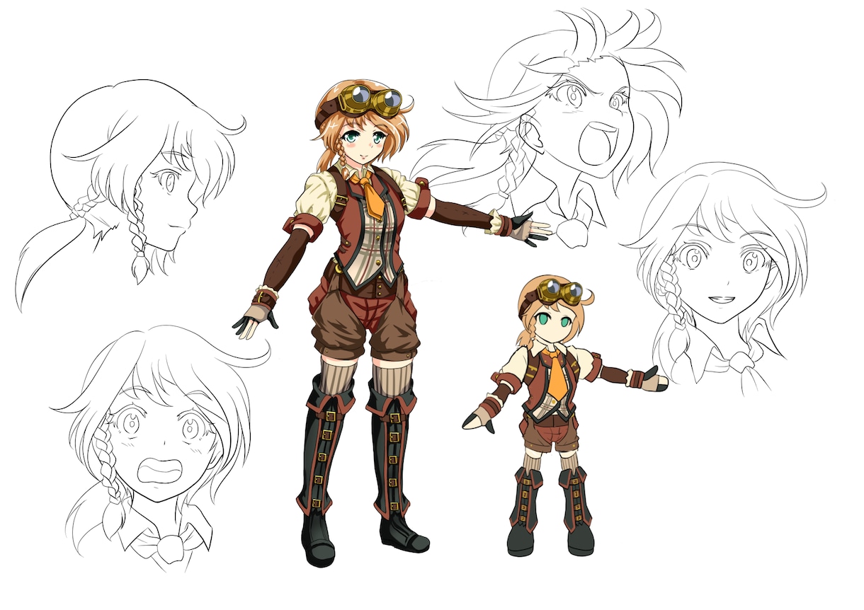 キャラクターデザインイラスト制作致します 様々なジャンルに対応して作成いたします イメージ2