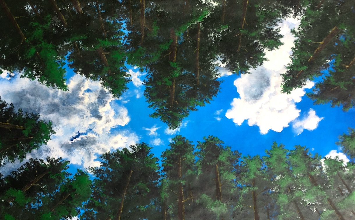 癒しの風景キャンバスを描きますます お部屋に飾りたくなる優しい風景画 イメージ1