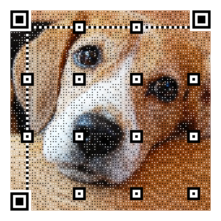 イラスト・写真入りQRコードを作成します 思わず目を引くようなQRコードが欲しいと思ったら！ イメージ2