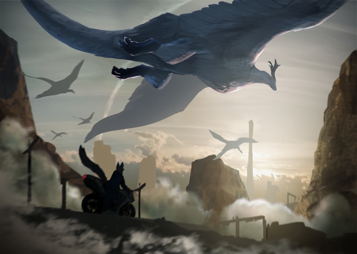 背景・風景イラスト制作します キャラクターイラストやゲームの背景などを制作します。 イメージ2