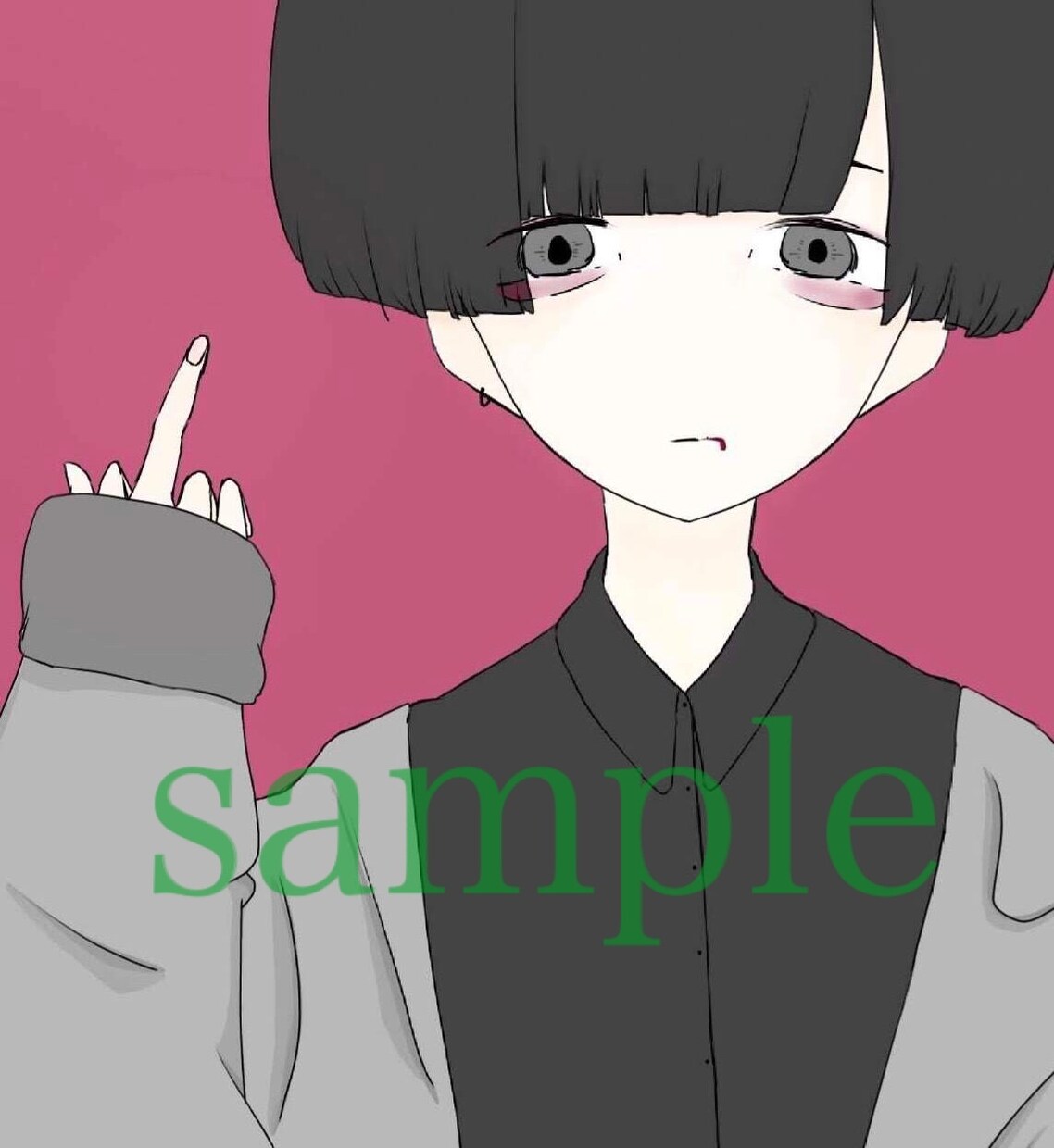 SNSのアイコンに使えます 時間をかけて貴方に合う作品を描きます イメージ1
