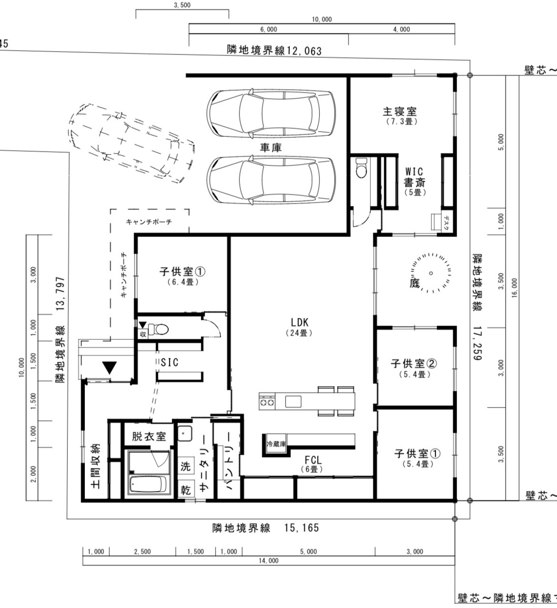土地購入前等に参考平面プラン作成します どの程度の規模感で建築可能か、簡易プラン作成を行います！ イメージ2