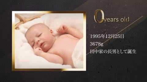 高級感あふれるプロフィールムービー作ります 【結婚式プロフィールムービー】DVD納品も対応♪ イメージ8