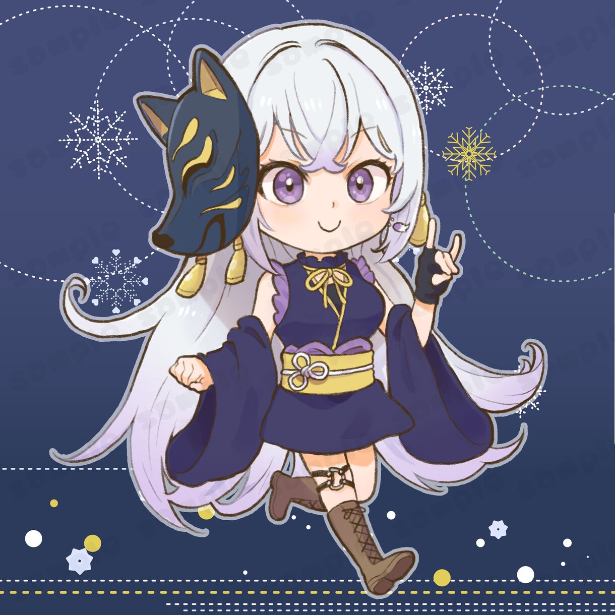 キャラクターの立ち絵描きます あなたのオリジナルキャラクターをイラストにします！ イメージ6
