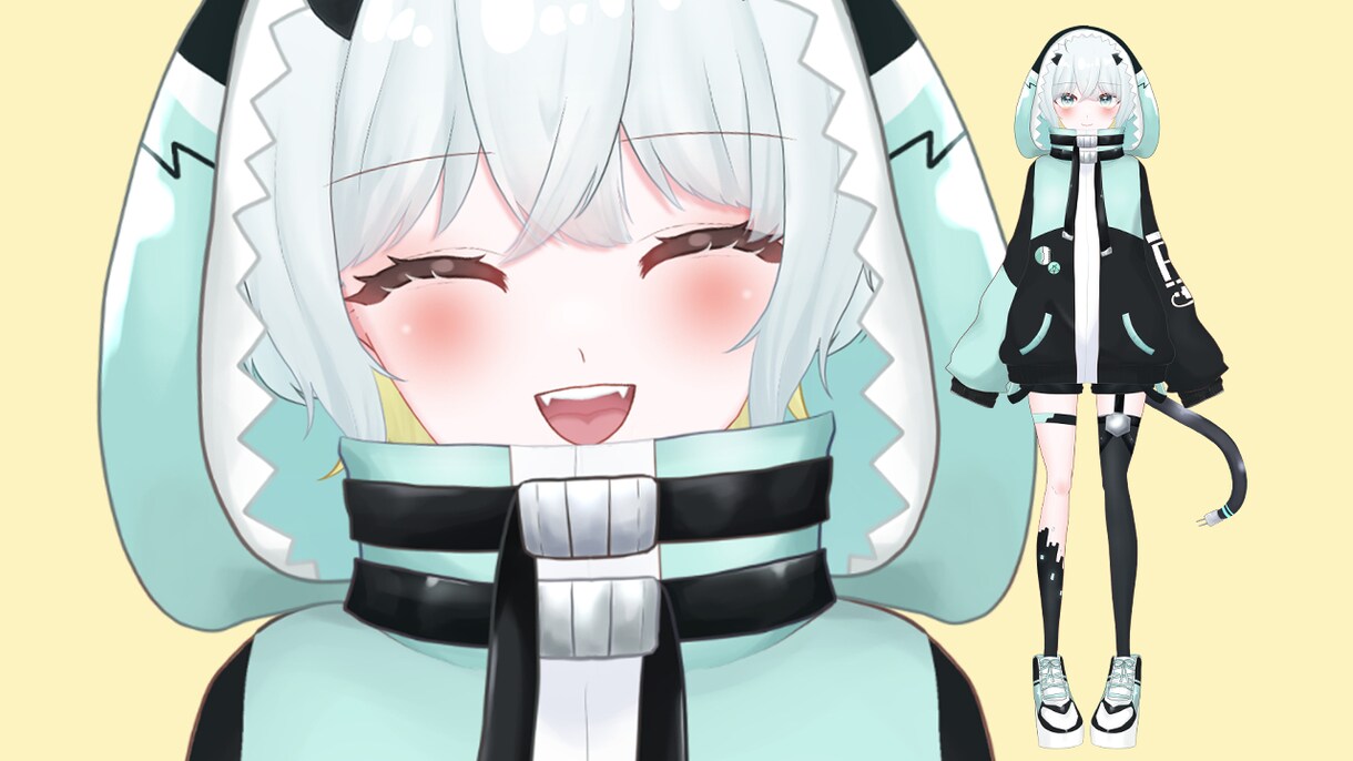 キャラデザ～パーツ分け済み立ち絵制作します キャラデザのみ・立ち絵制作のみでも可！モデリングまで一括も◎ イメージ1