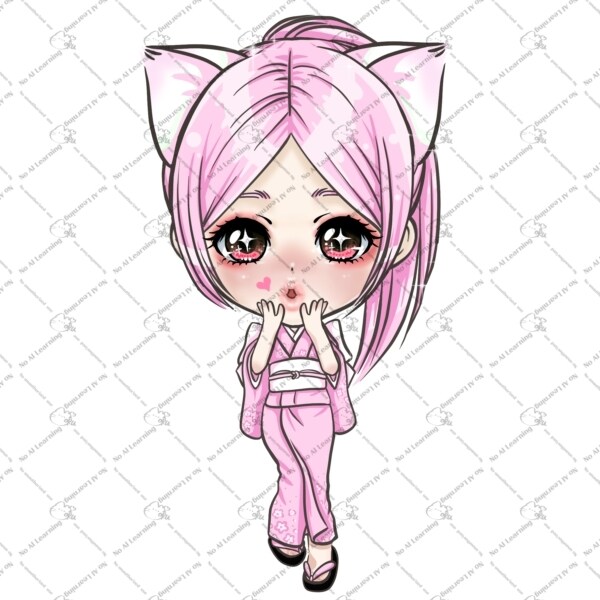 商用利用可SDキャラ描きます あなたの立ち絵をポップで可愛いミニキャラにします イメージ6