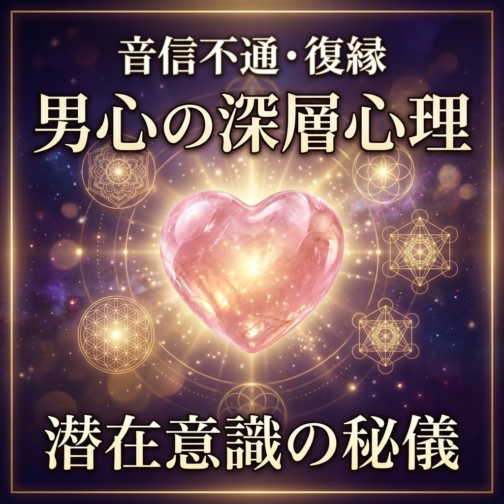 音信不通の彼へ届く◆潜在意識の秘儀を伝授します なぜ彼は冷たくなった？男心と潜在意識で連絡を引き寄せます イメージ1