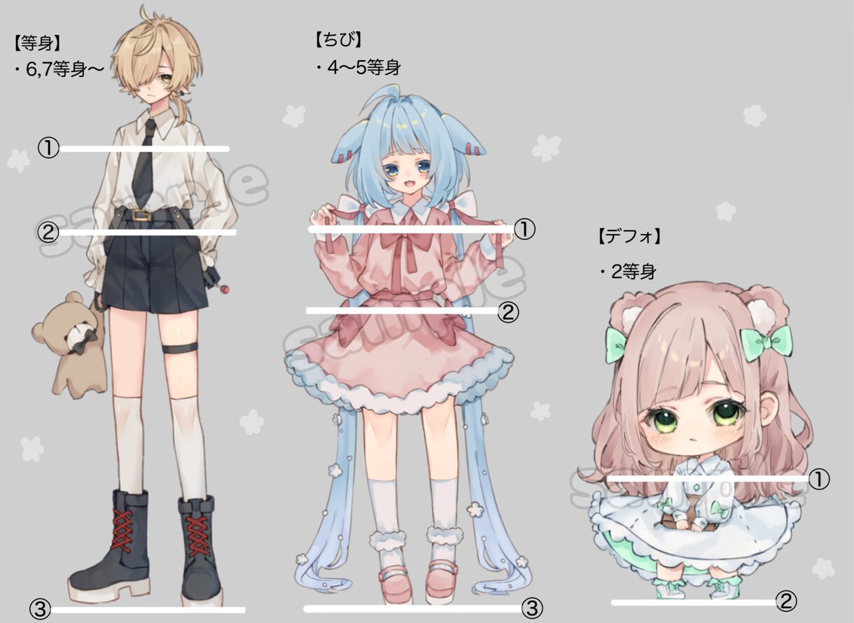 SNSアイコン/サムネイル/イラスト作成いたします 商用、商品利用にもおすすめ！可愛いイラスト描きます！ イメージ1