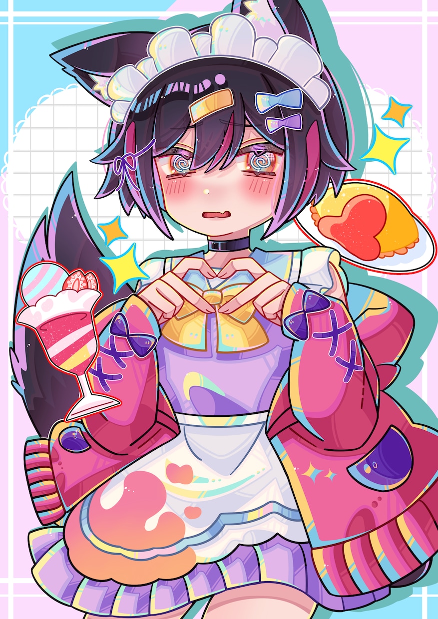 可愛いデフォルメ描きます SMS&YouTubeのアイコン 立ち絵 スタンプなど！ イメージ6
