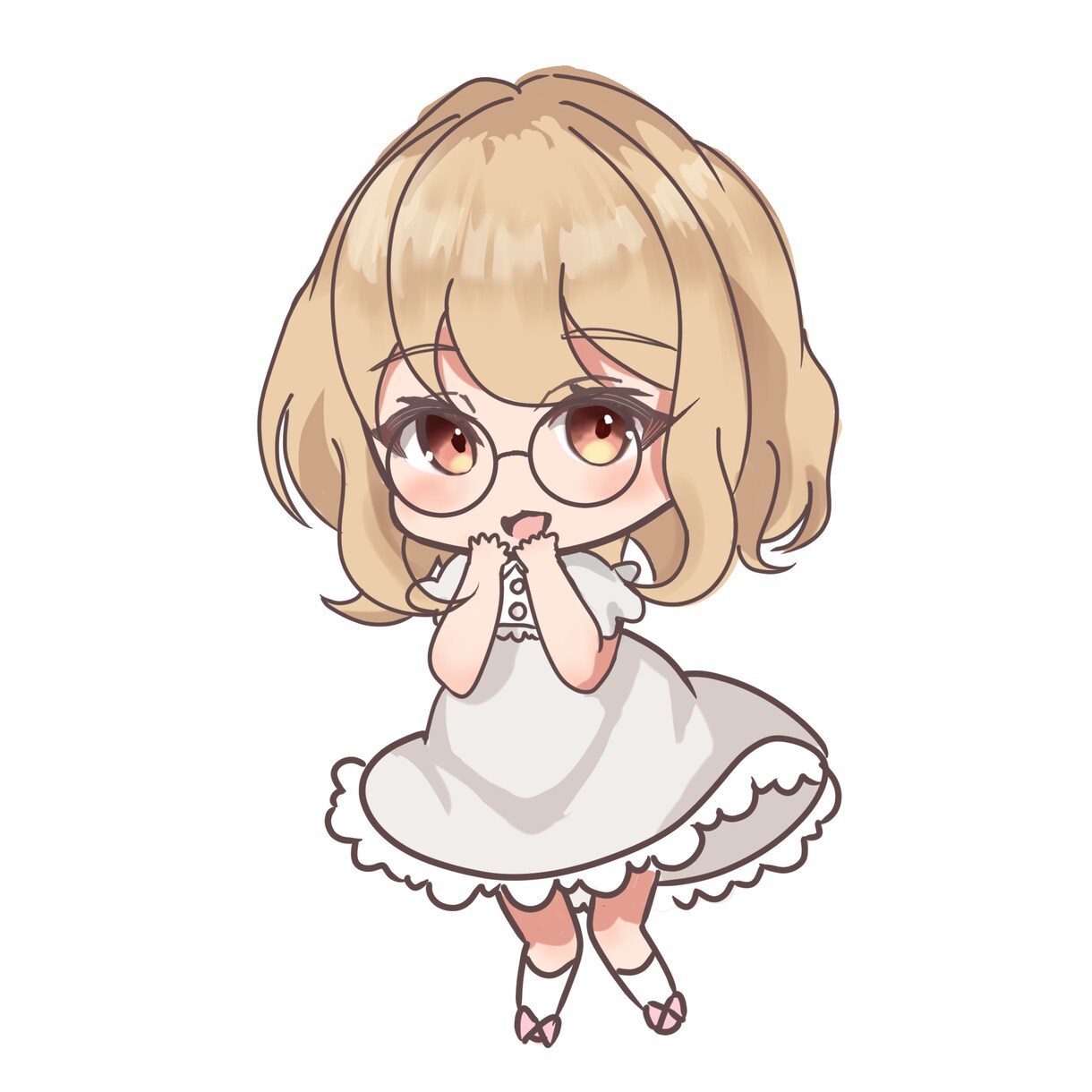 萌え系かわいいミニキャラお描きします ぷにっとしてかわいい！丁寧に作成します！ イメージ7