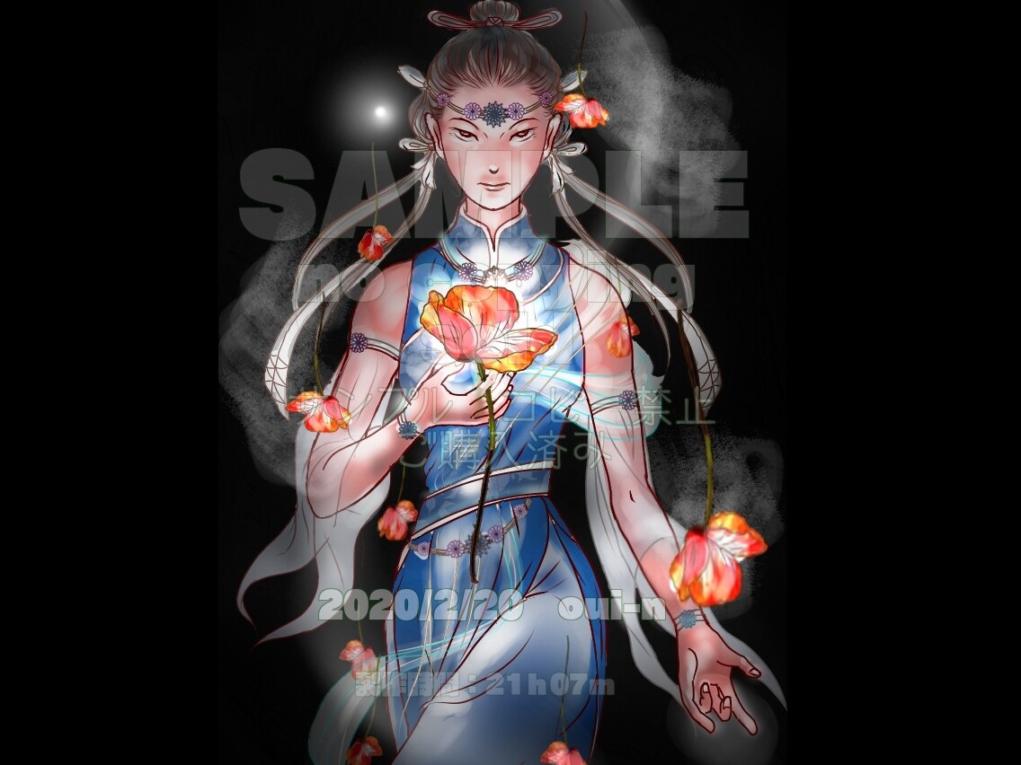 不思議な、又は、美しい雰囲気あるイラストを描きます オプション追加でご希望の内容、価格に自由調整。 イメージ2