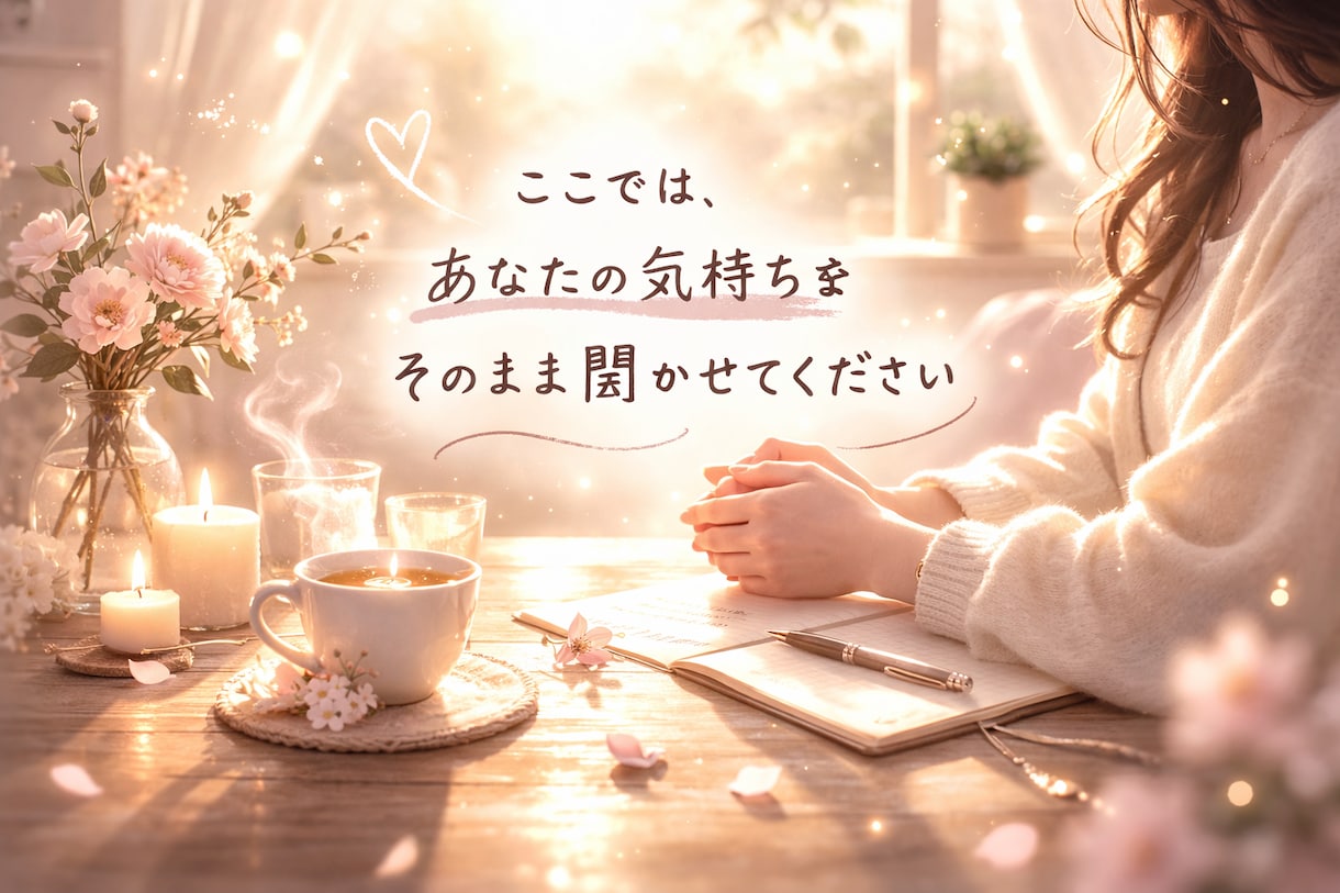 そっと心を包み、優しく寄り添います 静かに優しく、心の味方(❀ᴗ͈ˬᴗ͈)" イメージ1